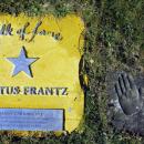 Justus Frantz auf dem Walk of fame im Kurpark von Bad Krozingen